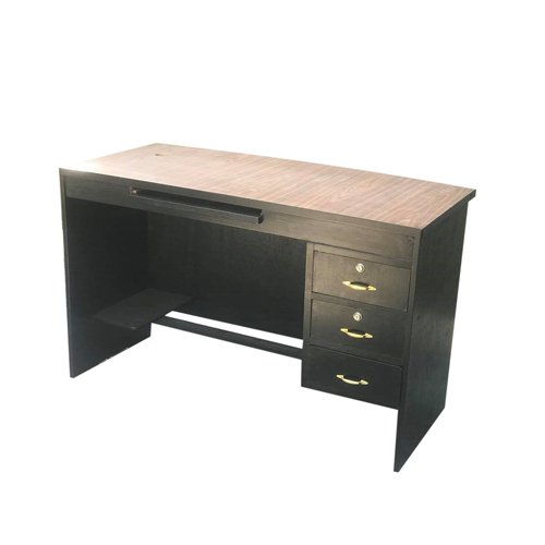 Black Wooden Office Table - 4*2 FT