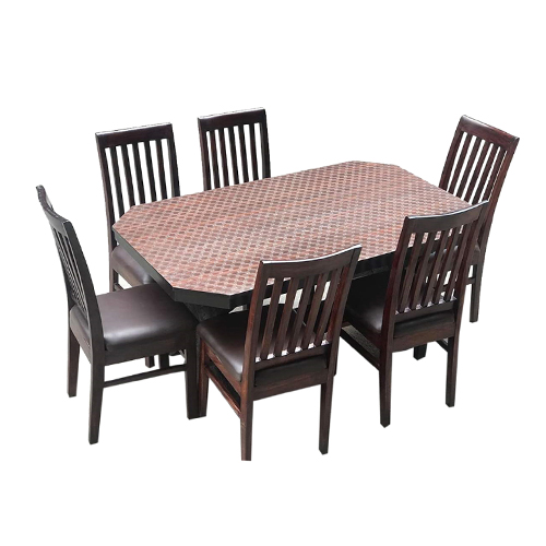 Dining Table Set ( 6 Chairs)- 42, Inch By 6 Ft