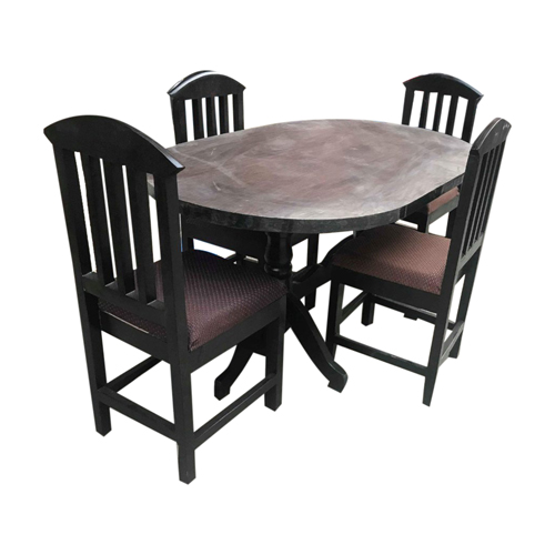 Black Dining Table (4-Seater) (5Ft X 3Ft)