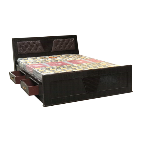 Dark Brown King Size Bed (5Ft X 6.5Ft)