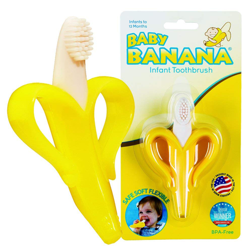 Baby Banana Toothbrush for Infants
