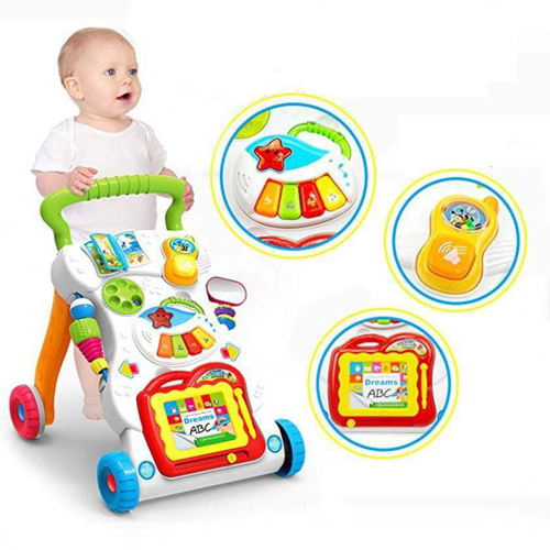 Baby Walker With Musical Push Car