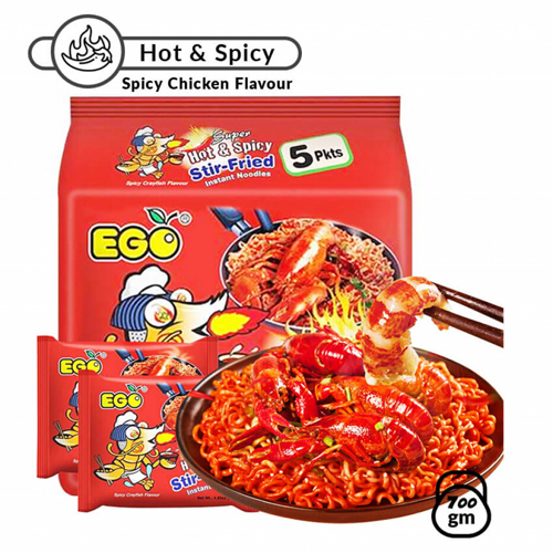 Ego Stired Fried Spicy Chicken Noodle 5's 700 gm