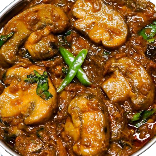Mushroom Curry (Serve with 3 pcs of roti)