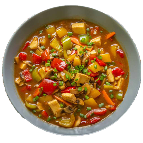 Sweet and sour veg.(Serve with plain rice)