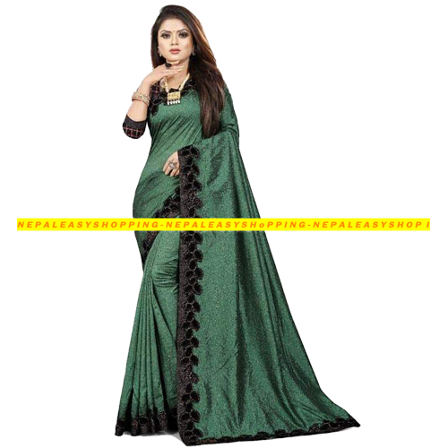 Green Colour Banarasi Silk Saree