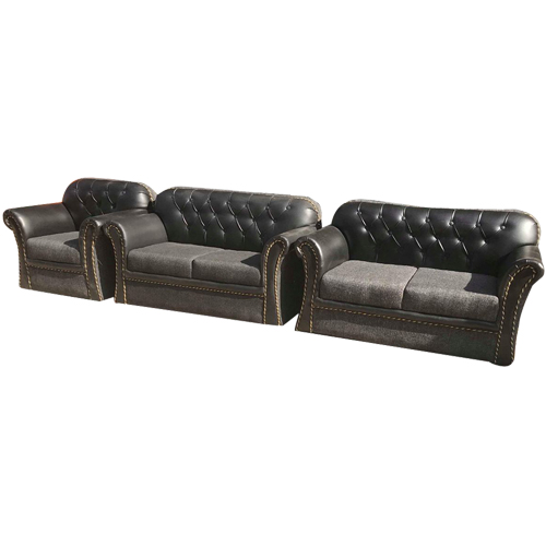 Black 3 piece Sofa Set