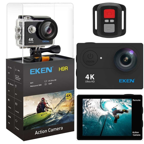 New Eken H9R Action Camera 4K Wifi Waterproof Sports Camera