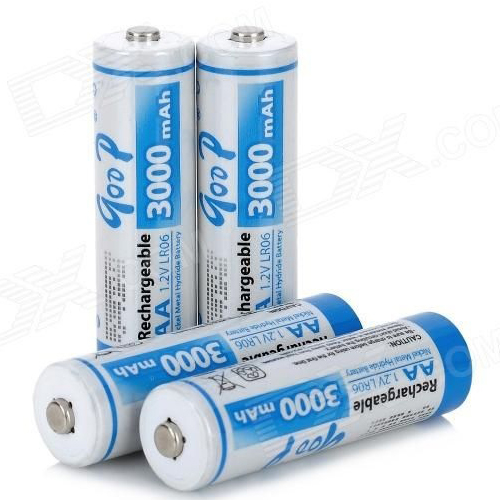 Goop 1.2V AA Rechargeable Battery 2700 mAh - Double Battery