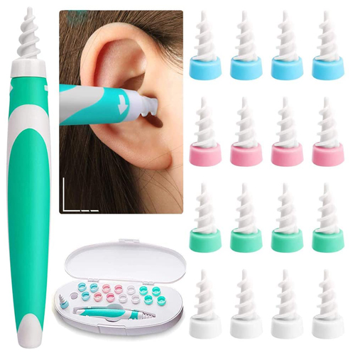 Multifunctional Removal Soft Spiral Disposable Ear Wax Cleaner System