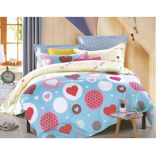 Pure Cotton King Sized Bed Sheet With 2 Pillow Covers