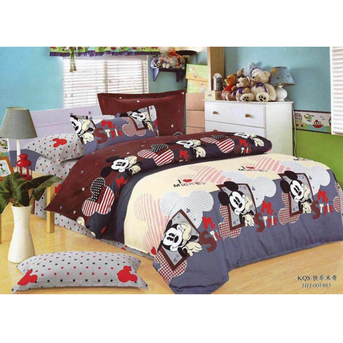 Pure Cotton minnie King Sized Bed Sheet With 2 Pillow Covers