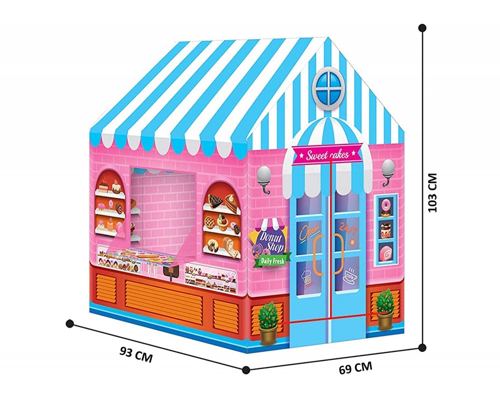 Fantasy Pink Candy House Role Play Tent House For Kids For 2 - 7 Years Old Kids (candy House)