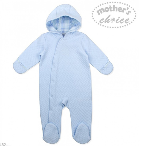 Hooded Winter Quilted Coverall/ Romper Sku: It9482