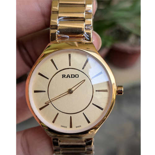 Womens Golden Rado made swiss watch