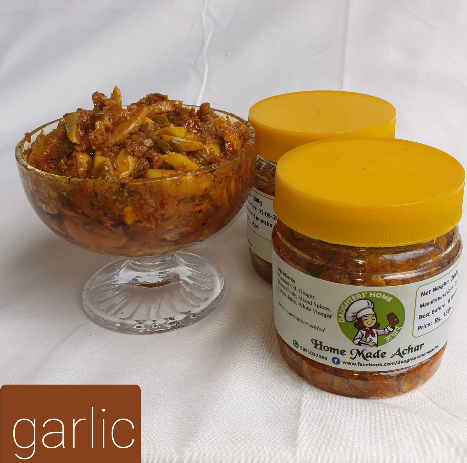 Garlic Pickle " Lasun Ko Achar"400gm