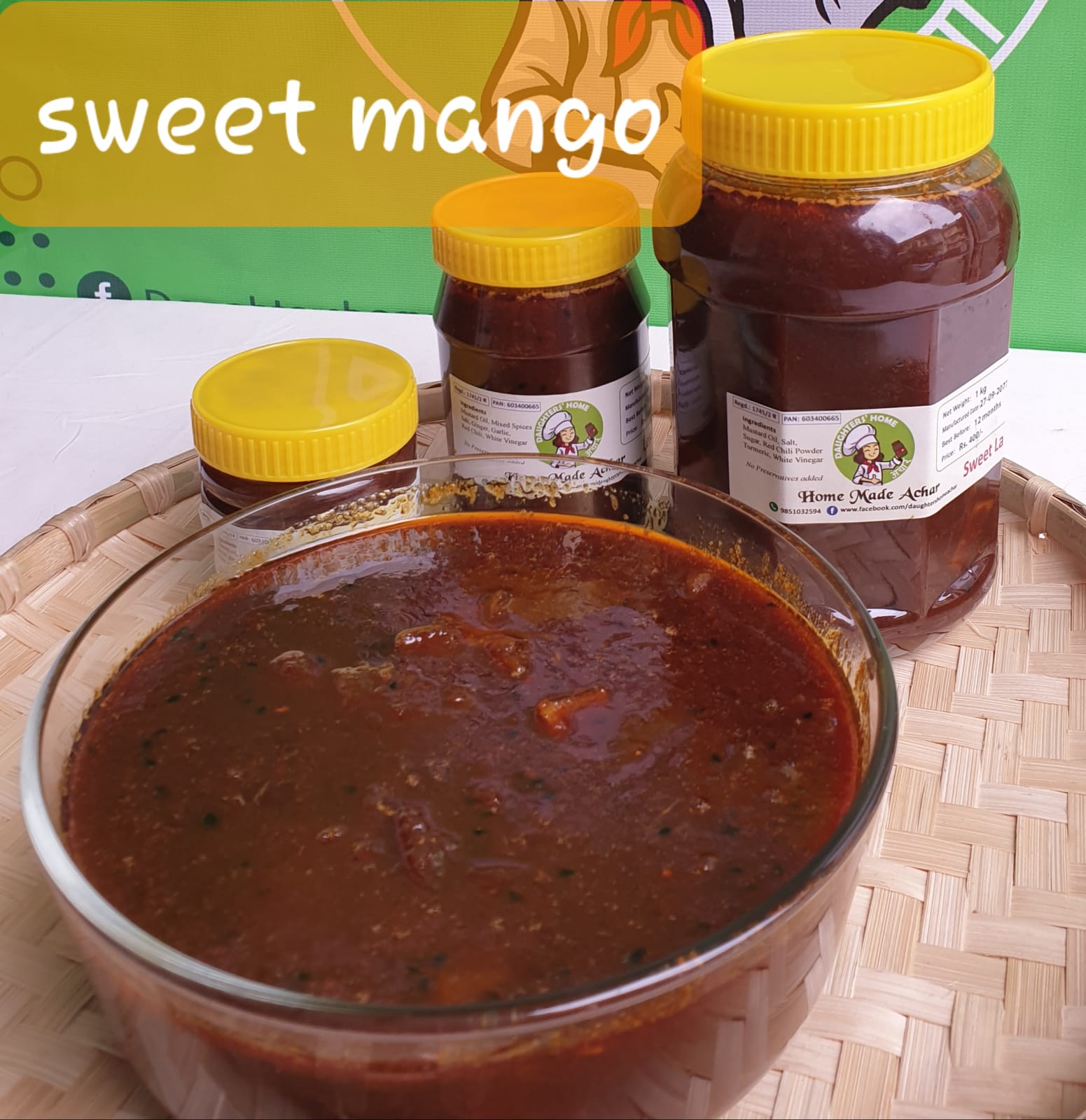 Sweet Mango Pickle "Guliyo Aap ko Achar" 1kg