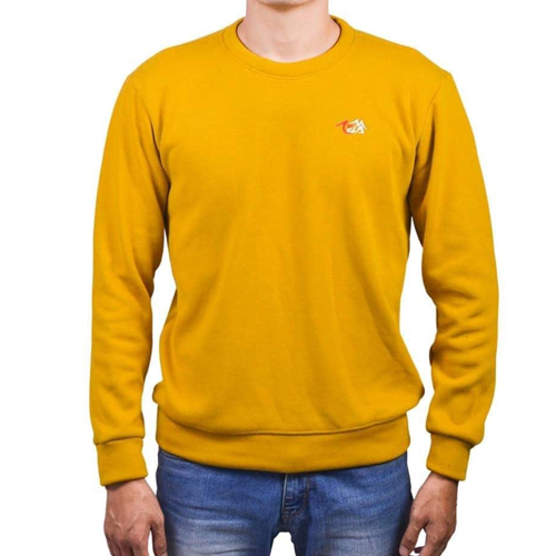 Men's Yellow Summer And Winter Long sleeves Sweatshirts