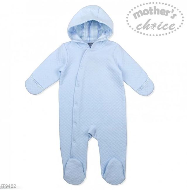 Hooded Winter Quilted Coverall/ Romper