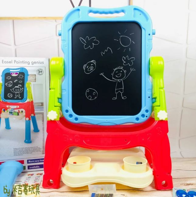 Children's Double-sided Magnetic Drawing Board Rack Early Education