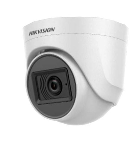 HIKVISION 2MP Indoor IR Turret Turbo HD Camera Built-in Mic, Audio up Coaxial DS-2CE76DOT-ITPFS