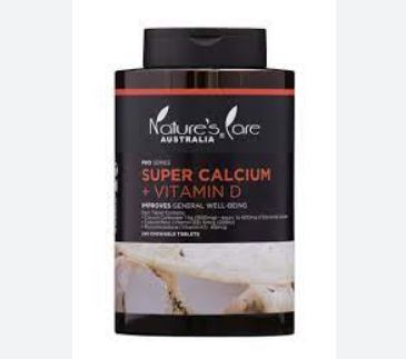 Super Calcium + Vitamin D Chewable & , 240 Tablets & Multivitamin 120 Tablets