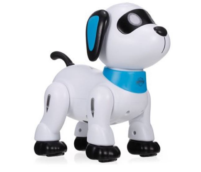 REMOTE CONTROL DOG WITH RECHARGEABLE BATTERY INCLUDED.