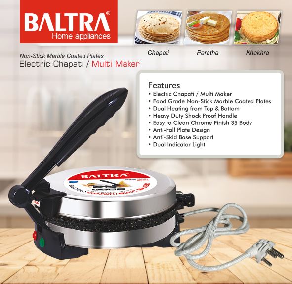 Baltra Easy Cook Roti Maker BTR 203 900W