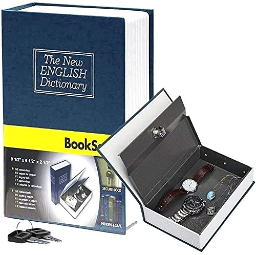 Safe Lock Box Dictionary Diversion Book Safe with Combination Lock Safe Security Cash Money Box