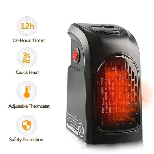 Handy Portable Heater for Quick and Easy Heat with Digital Display 400W
