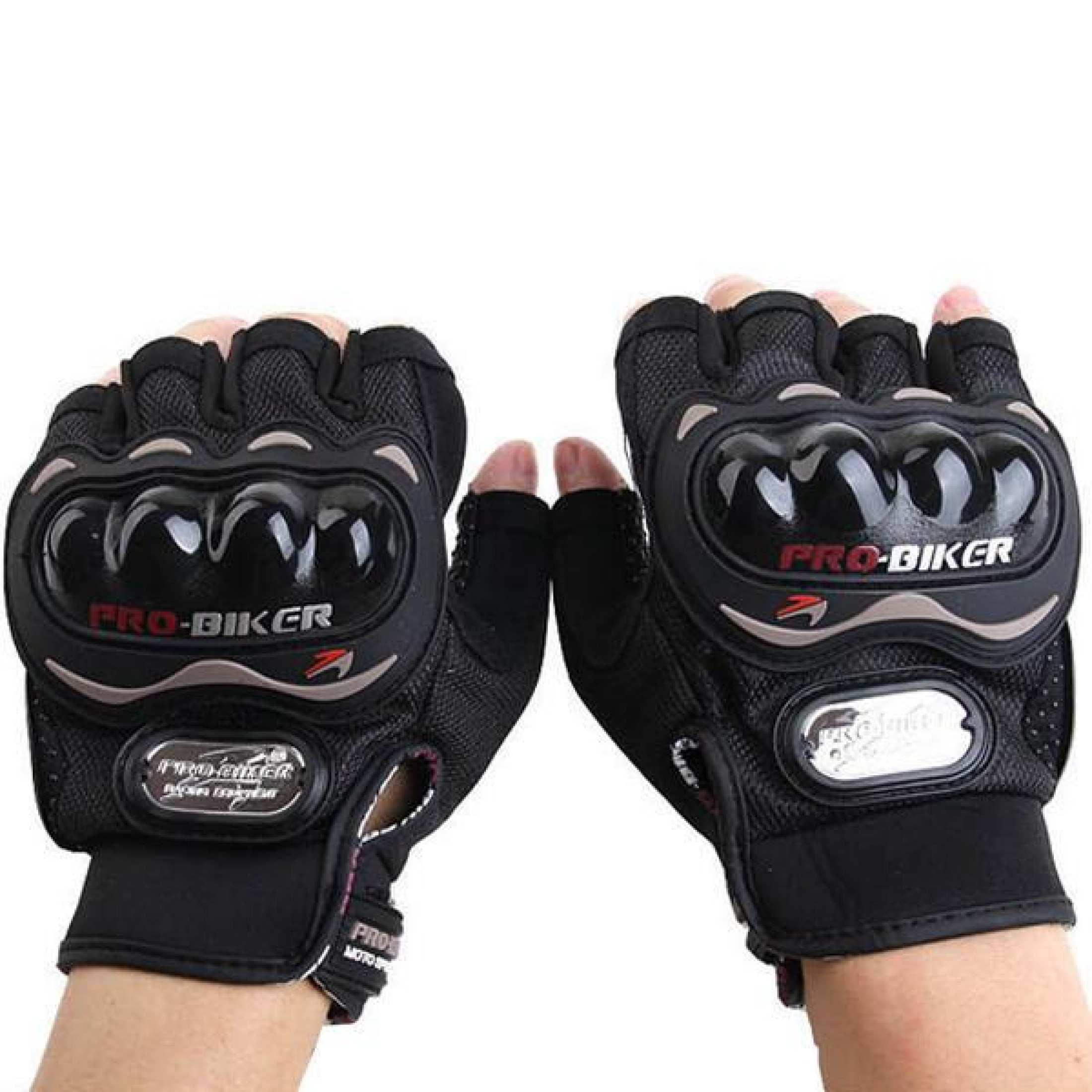 Biker Half Finger Motorcycle Gloves Riding Cycling Motorcycle Gloves Summer Protective