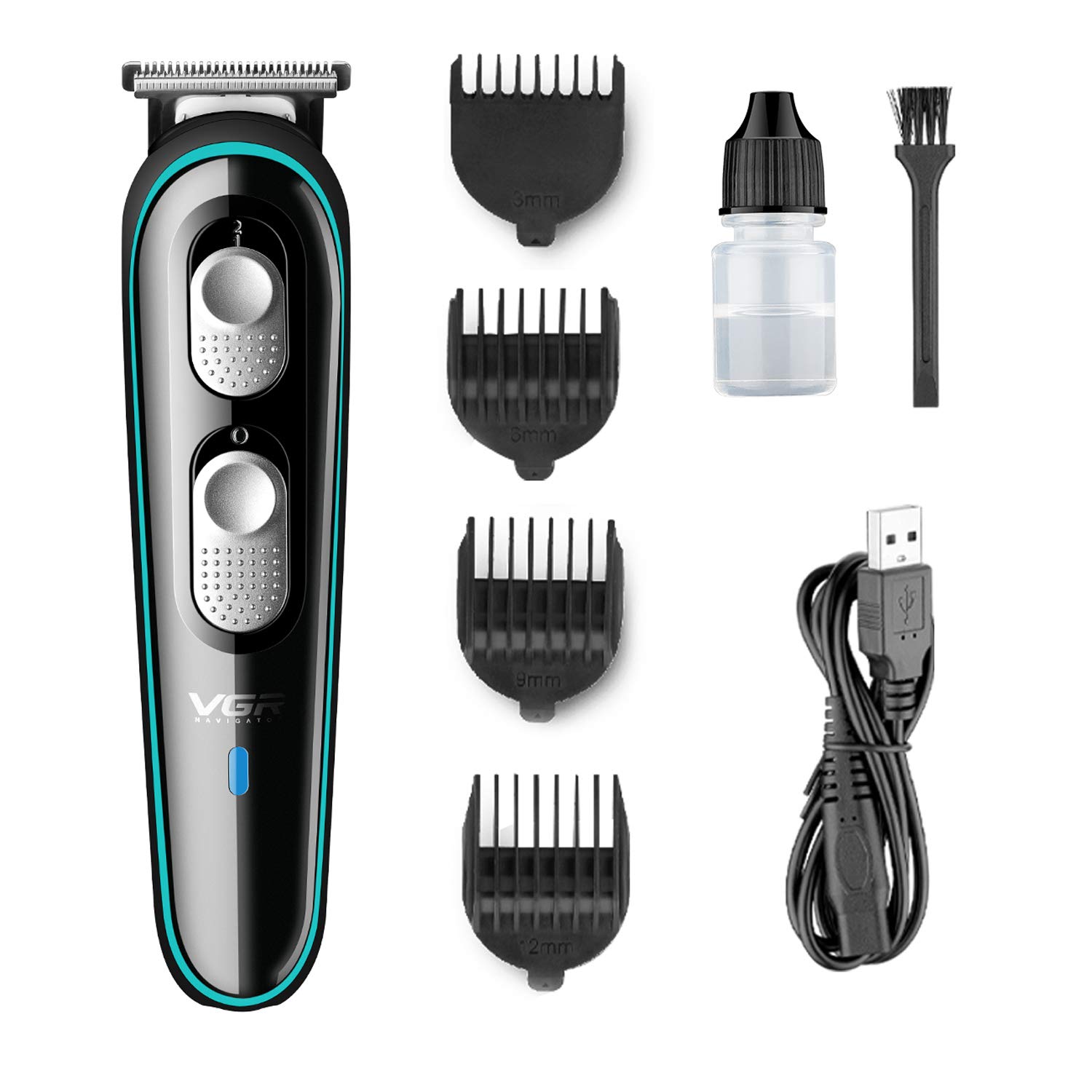 Rechargeable Beard Professional Multifunctional Hair Clipper and Beard Trimmer