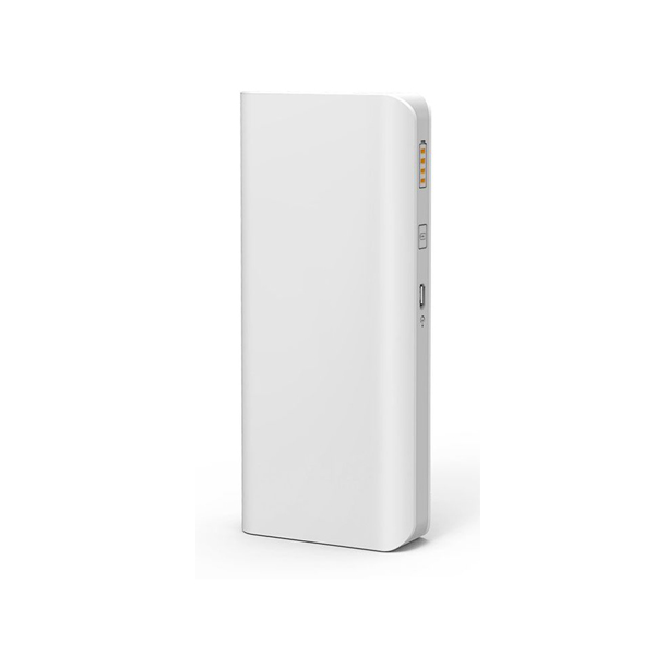 Portable Romoss Sense 4  Plus 10400 MAH Power Bank with Micro USB Charging, Dual USB Output White