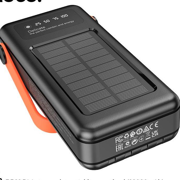 Portable Solar Charging Power Bank 30000 mAh