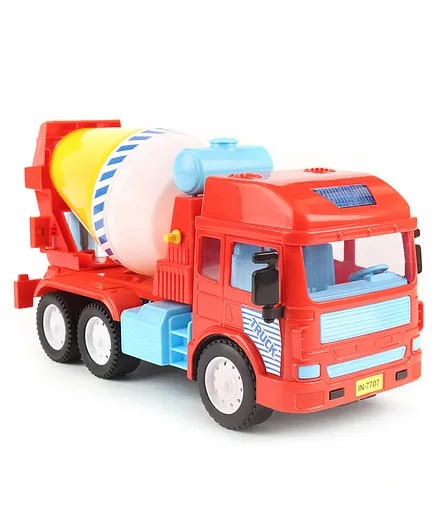 Kids Friction Powered Cement Mixer Toy