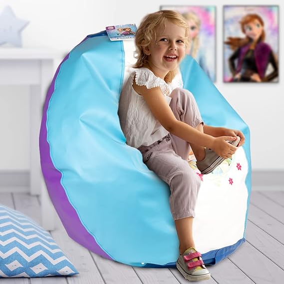 Frozen Bean Bag Light Weight Durable Washable Chair for Kids