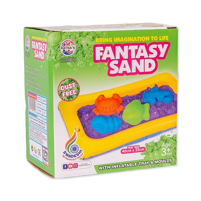 Kids Fantasy Sand Wonder 500 Grams with Inflatable Tray